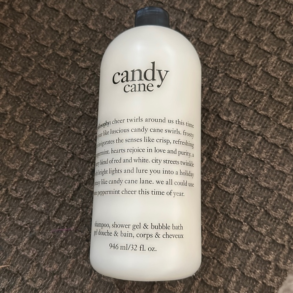 Philosophy Brand New Candy Cane shower gel. 32fl oz. With pump.